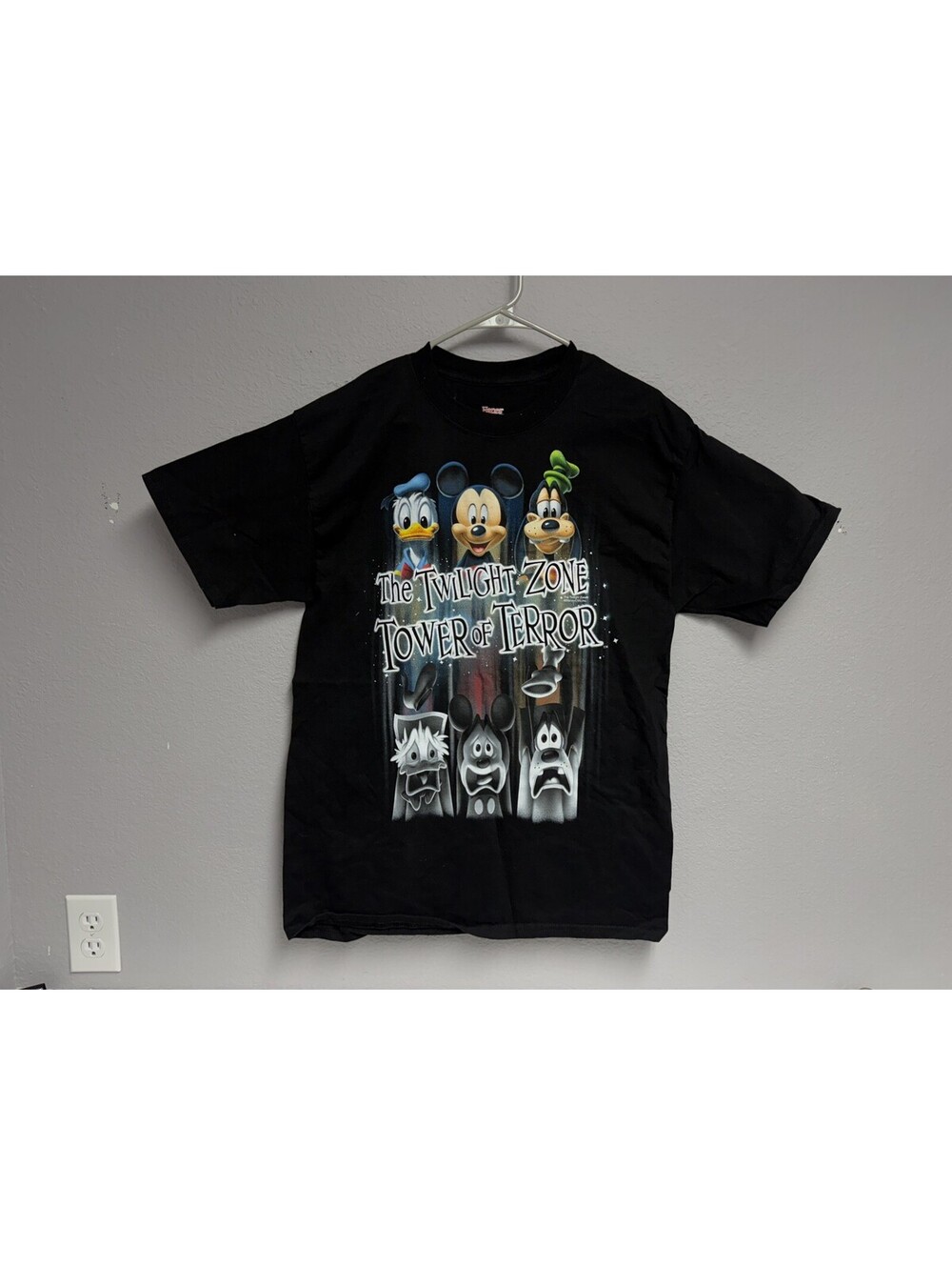 Vintage Disney The Twilight Zone Tower Of Terror T Shirt Large